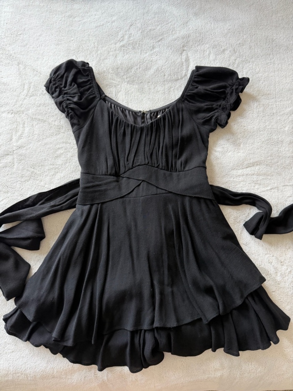 Altar’d State Black Double Layered Romper
